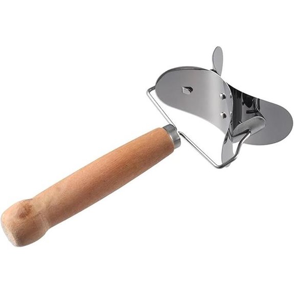 Stainless Steel Dumpling Skin Dough Roller Cutter