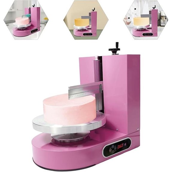 Electric Cake Decorating Machine with Stainless Steel Blade