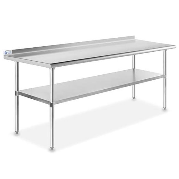 GRIDMANN Stainless Steel Kitchen Prep Table (72x30)