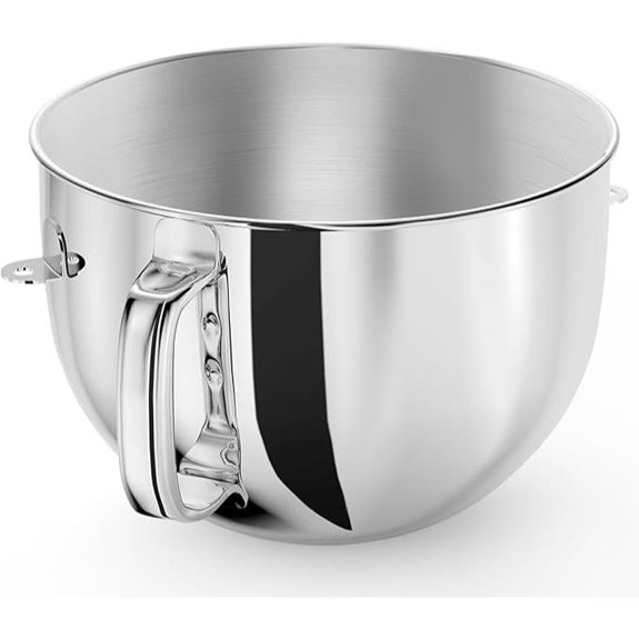 6QT Stainless Steel Mixer Bowl for KitchenAid