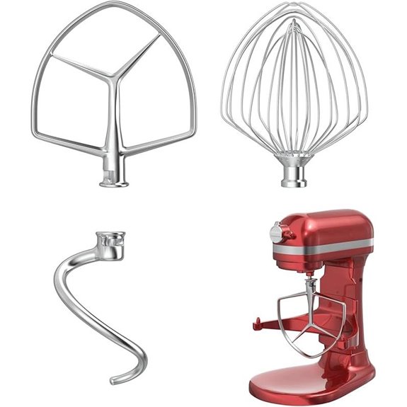 Stainless Steel Mixer Attachments for KitchenAid 7 Qt