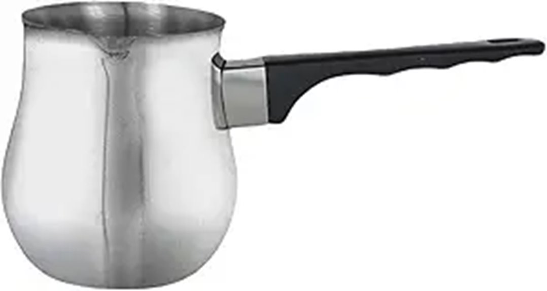 Uniware Stainless Steel Coffee and Chocolate Melting Pot