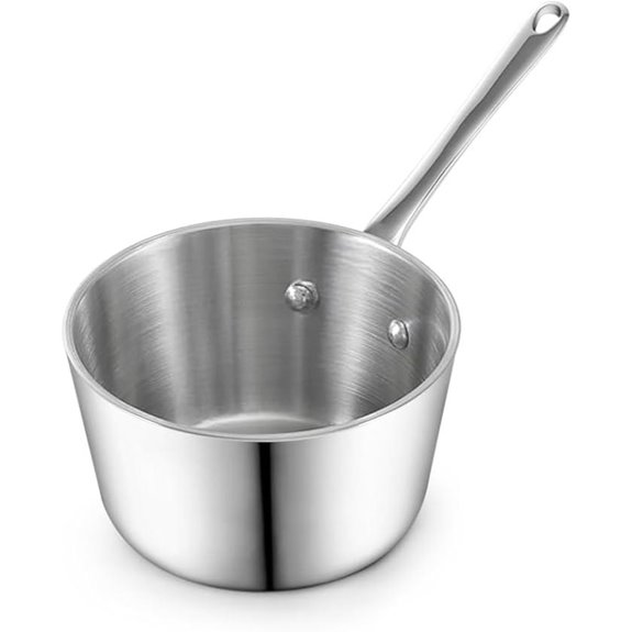 D&M Butter Warmer 0.14Qt Stainless Steel Milk Frother