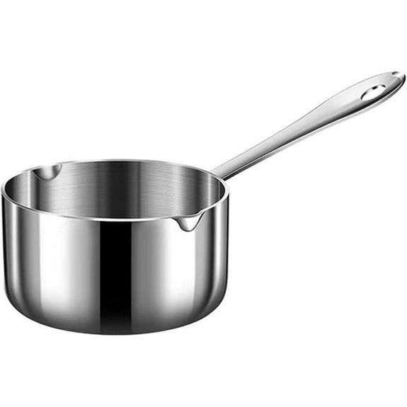 Stainless Steel Butter Warmer Pot for Milk & Chocolate