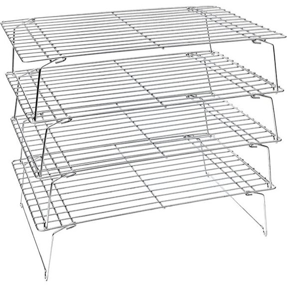 KITCHENATICS 4-Tier Stainless Steel Cooling Racks
