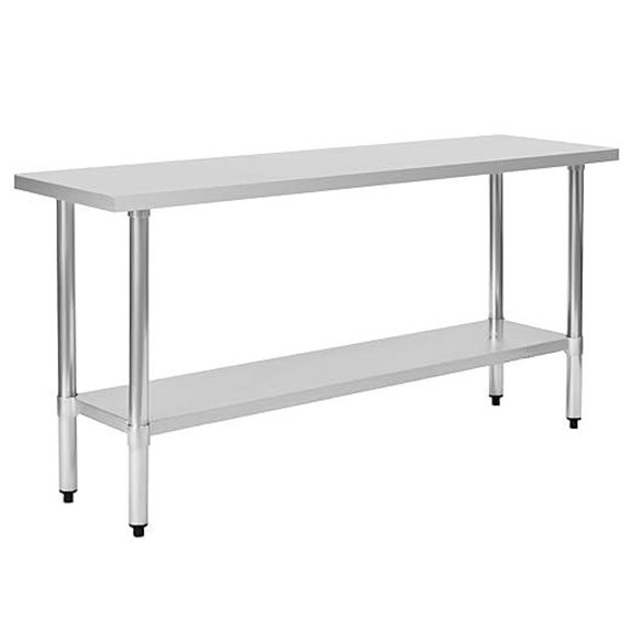 Stainless Steel Commercial Prep Table with Undershelf