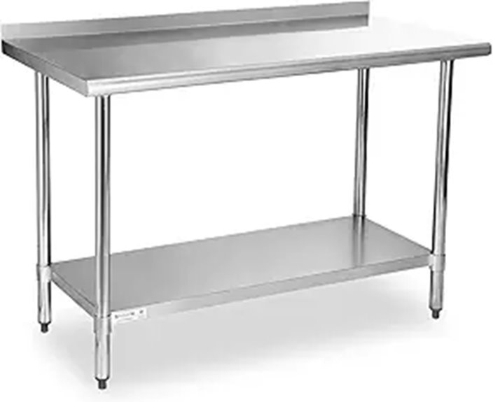 STABLEINK NSF Stainless Steel Prep Table 24x60 Inches