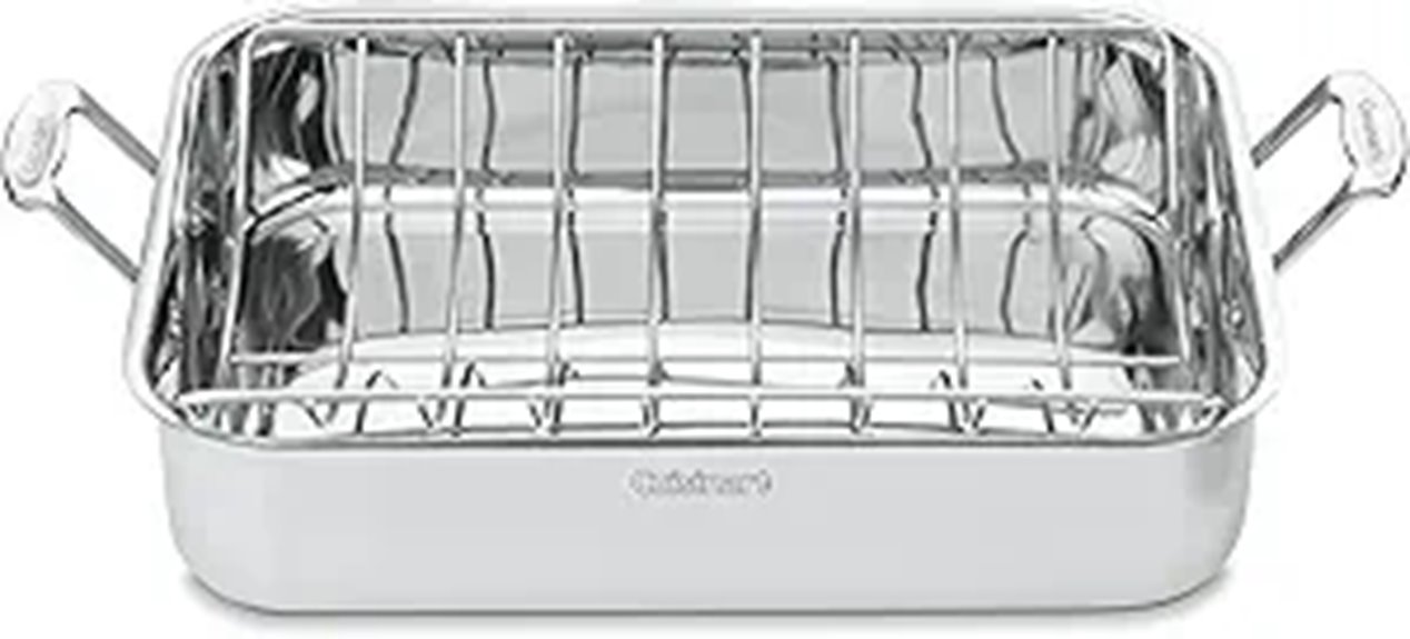 Cuisinart 16-Inch Stainless Steel Roaster with Rack
