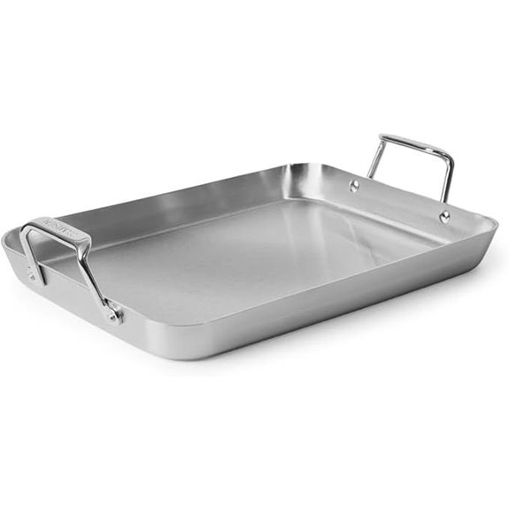 Misen 13 Stainless Steel Roasting Pan with Handles