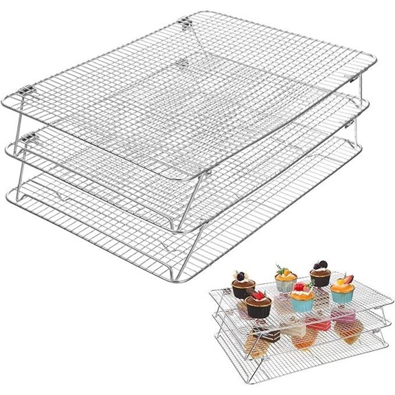 Stackable Stainless Steel Cooling Rack Set