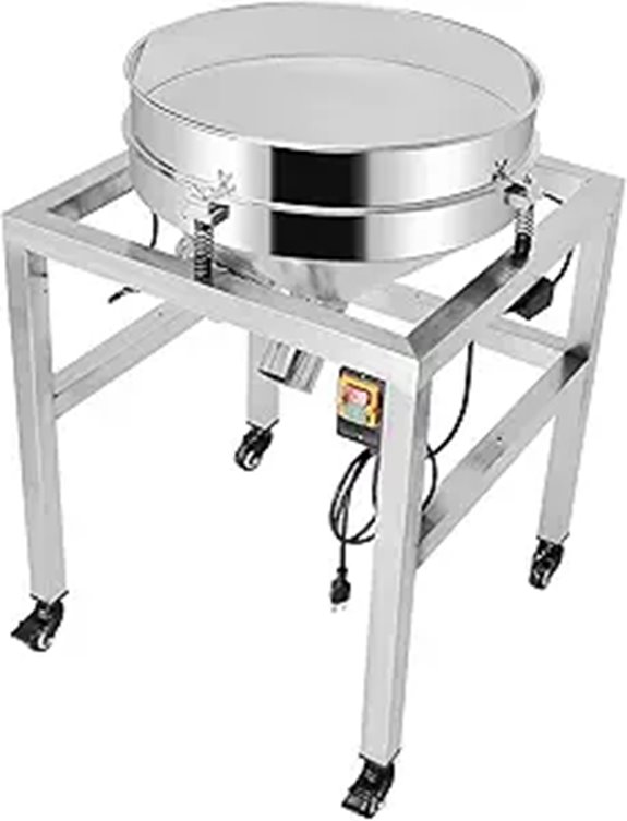 Stainless Steel Electric Vibrating Sifter Machine with Screens