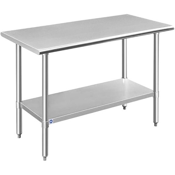 ROCKPOINT Stainless Steel Prep & Work Table 24x48