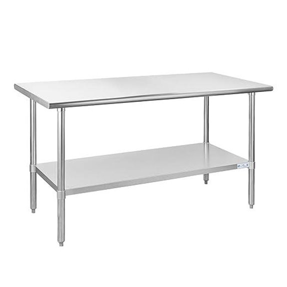Hally Stainless Steel Prep & Work Table 24x60 Inches