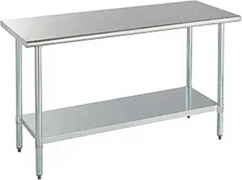 Rockpoint Stainless Steel Prep & Work Table 24x60