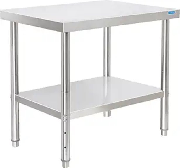 Stainless Steel Work Table with Undershelf 24x30