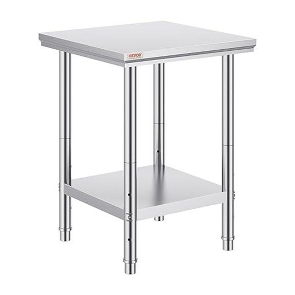 Vevor Stainless Steel Commercial Kitchen Work Table