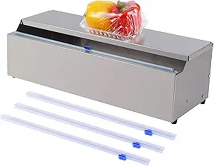 stainless steel wrap dispenser