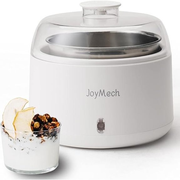 Compact Greek Yogurt Maker with Stainless Steel Container
