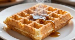 steam releases from waffle
