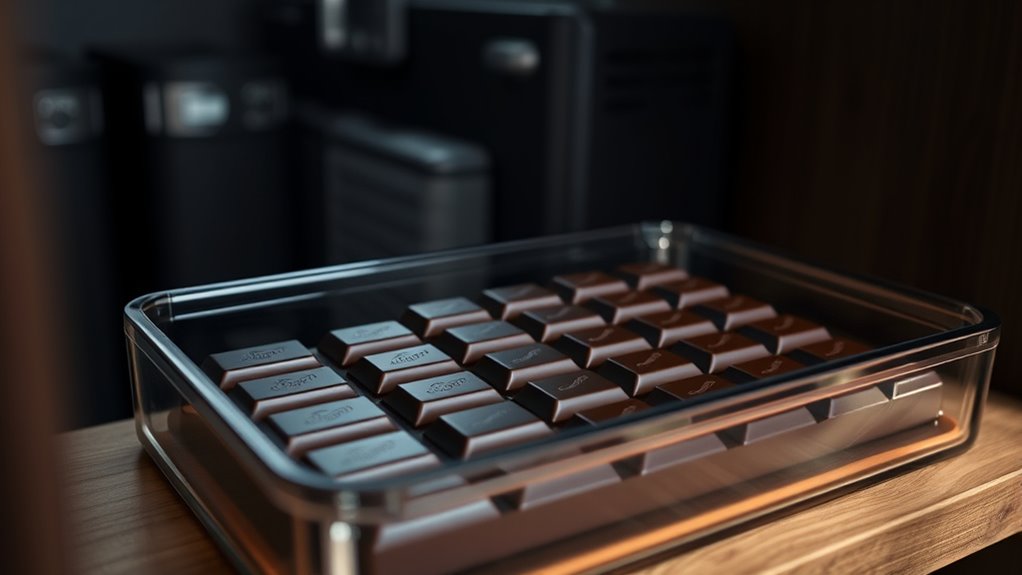 store chocolate in cool airtight conditions