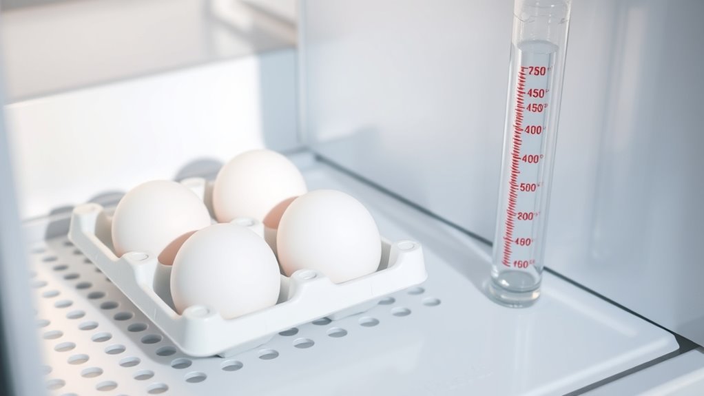 store eggs safely properly