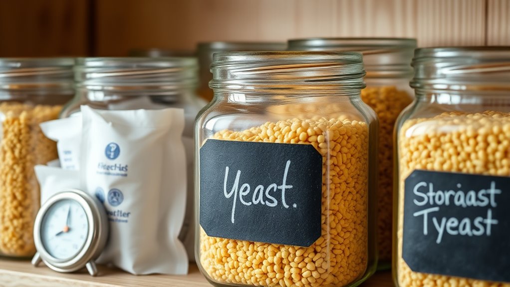 store yeast properly airtight