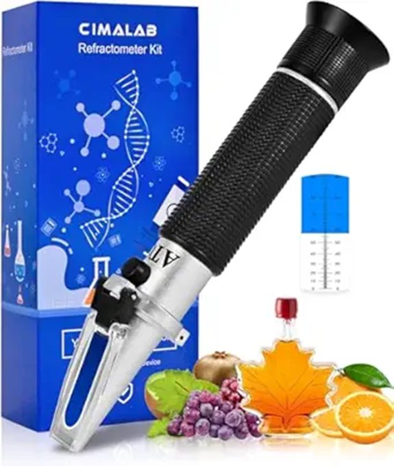Brix Refractometer for Sugar Content in Drinks