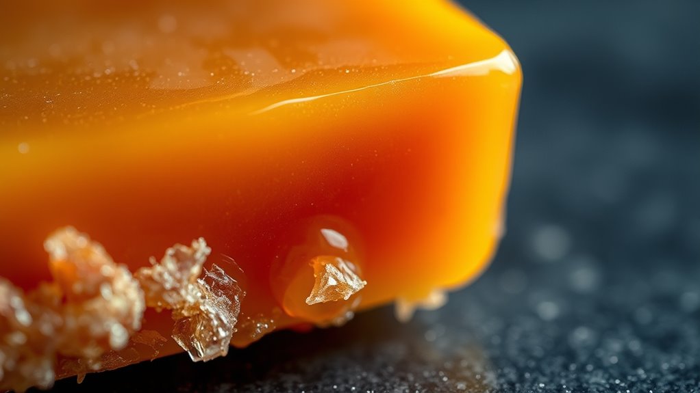 sugar transforms through heat