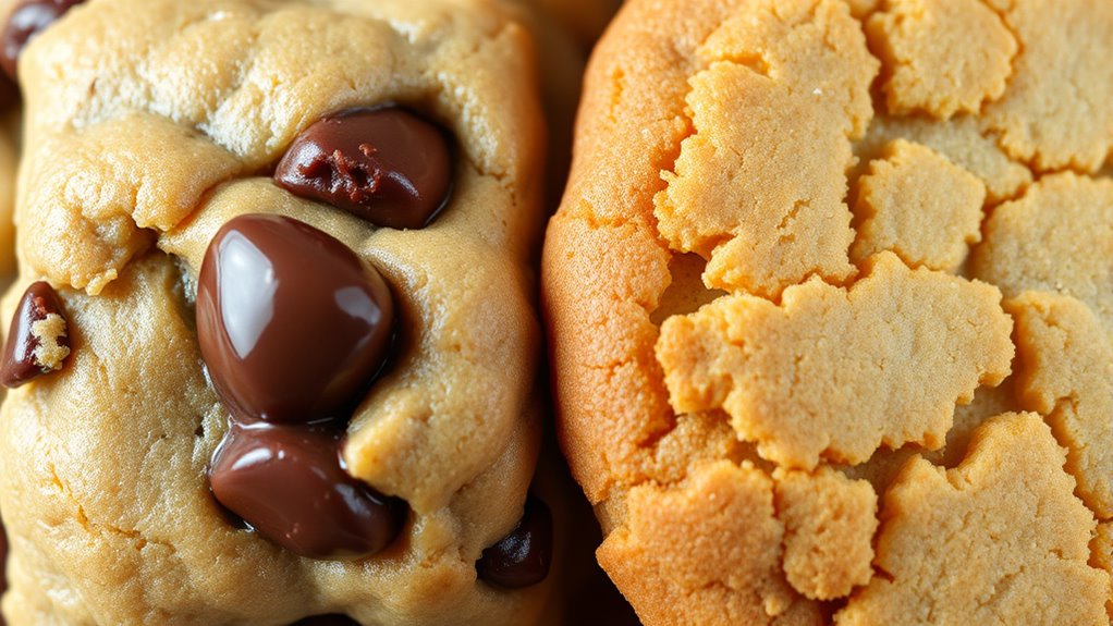 sugars influence cookie texture