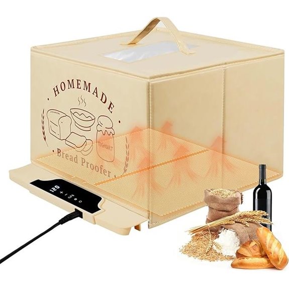 Bread Proofing Box with Temperature Control and Timer