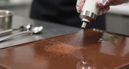 temperature regulates cocoa spraying