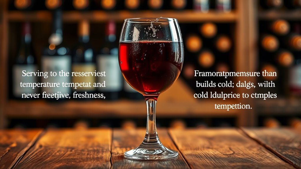 temperature reveals flavor nuances