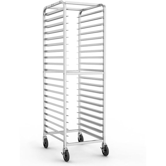 TenUp 20-Tier NSF Aluminum Sheet Pan Rack