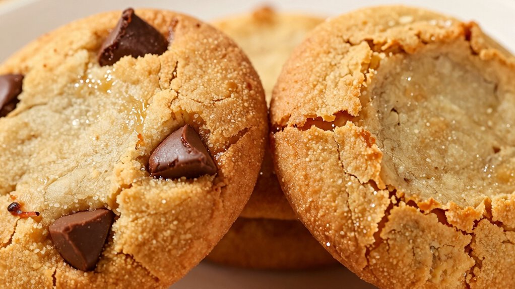 texture contrast in cookies