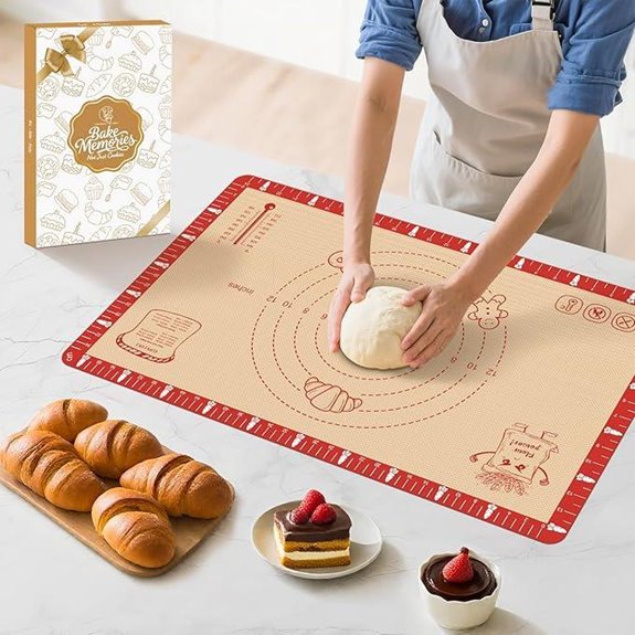 Extra Thick Silicone Baking Mat with Recipes