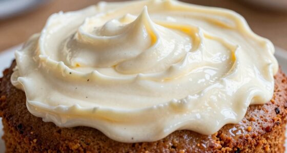 thickening cream cheese frosting