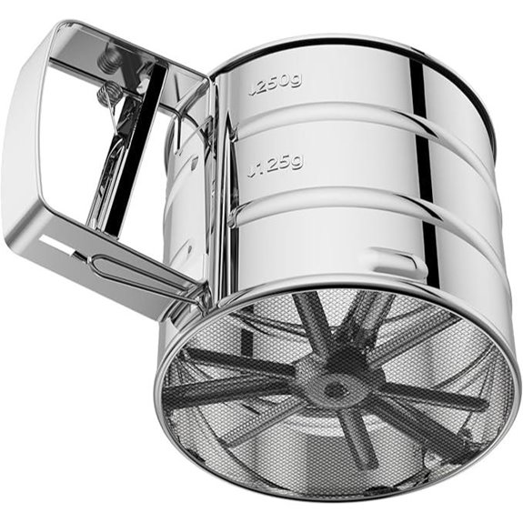 Omesata 3-Cup Flour Sifter with Fine Mesh