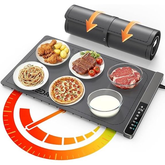 Redagod Food Warming Mat with 3-Zone Heating