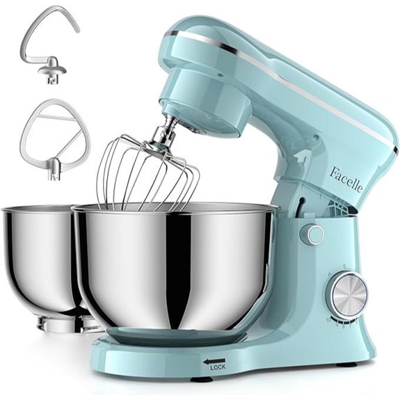 Tilt-Head Stand Mixer with Two Bowls