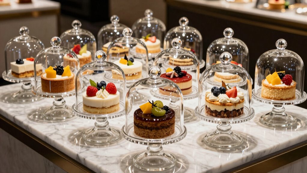 top cake dome stand selection