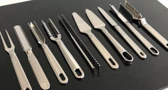 top cake edge comb sets