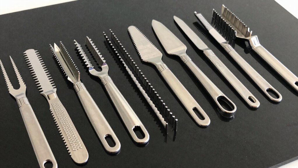 top cake edge comb sets