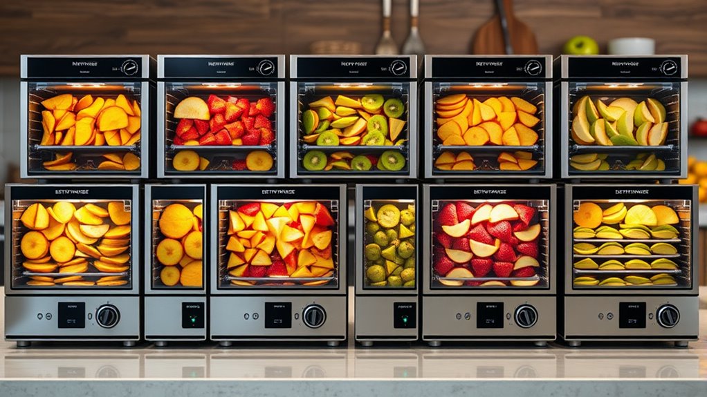 top dehydrators for fruit powders