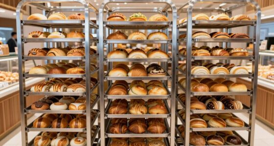 top full size bakery racks