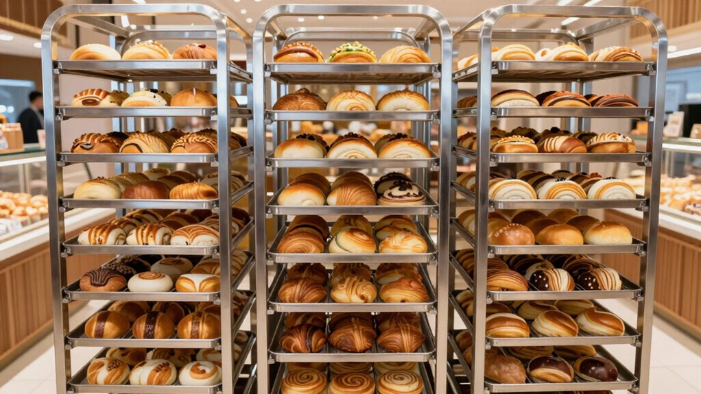 top full size bakery racks