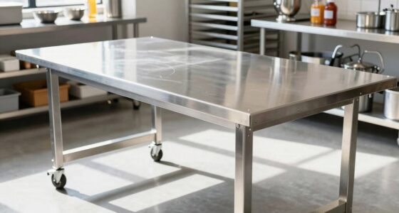 top heavy duty baking tables