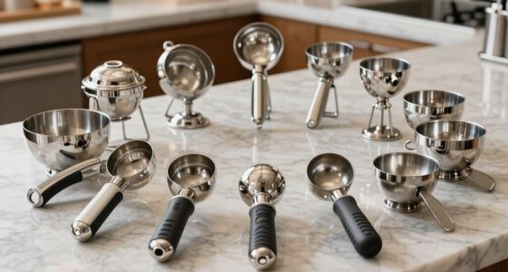 top heavy duty ice cream scoops