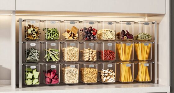 top ingredient storage racks