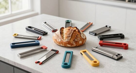 top large loaf slicing guides