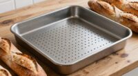top perforated baguette pans